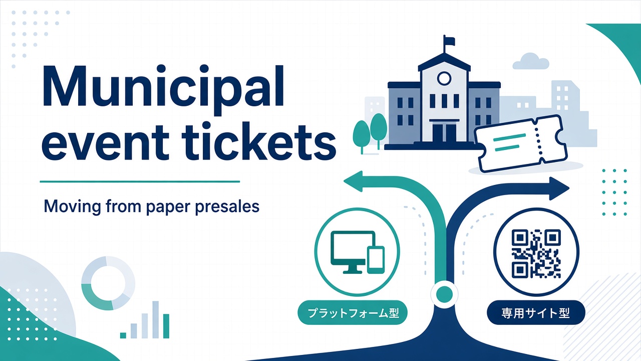 Municipal event ticket introduction — Moving from paper presales