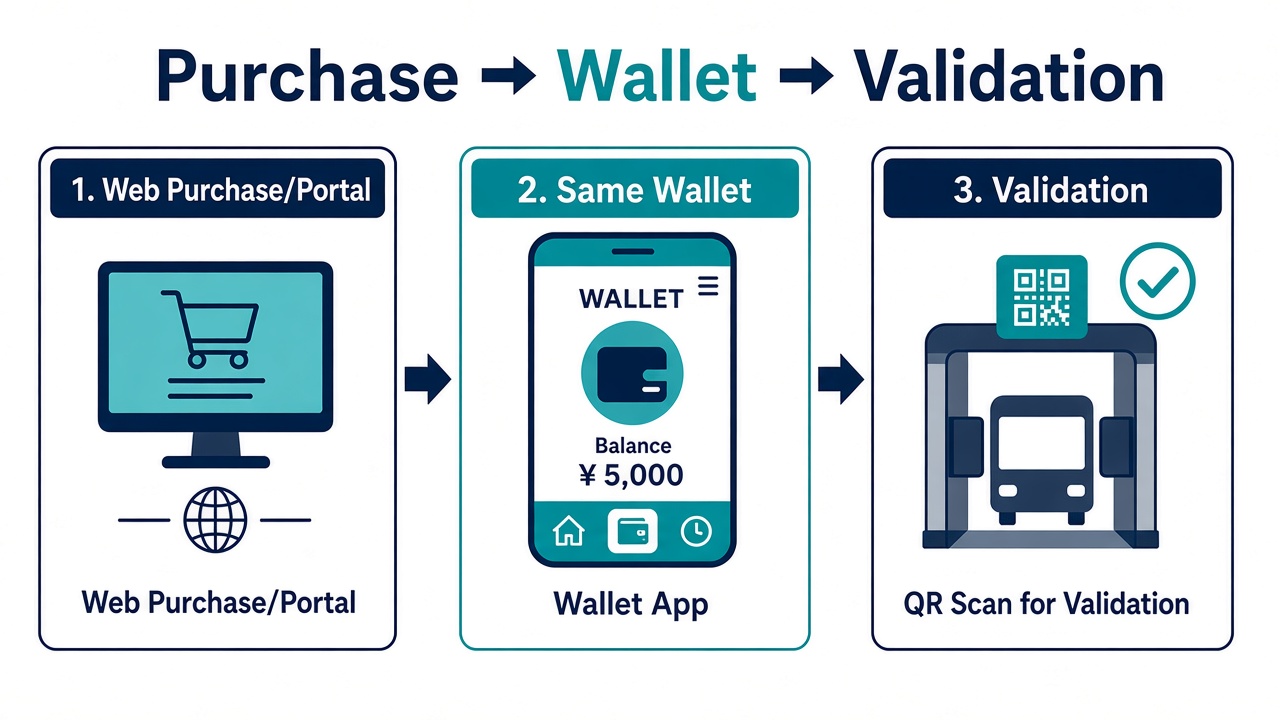 From purchase to wallet and validation