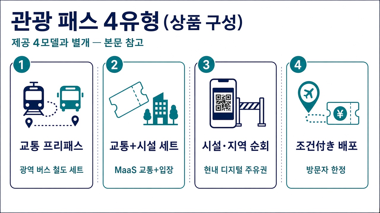관광 패스 상품 4유형