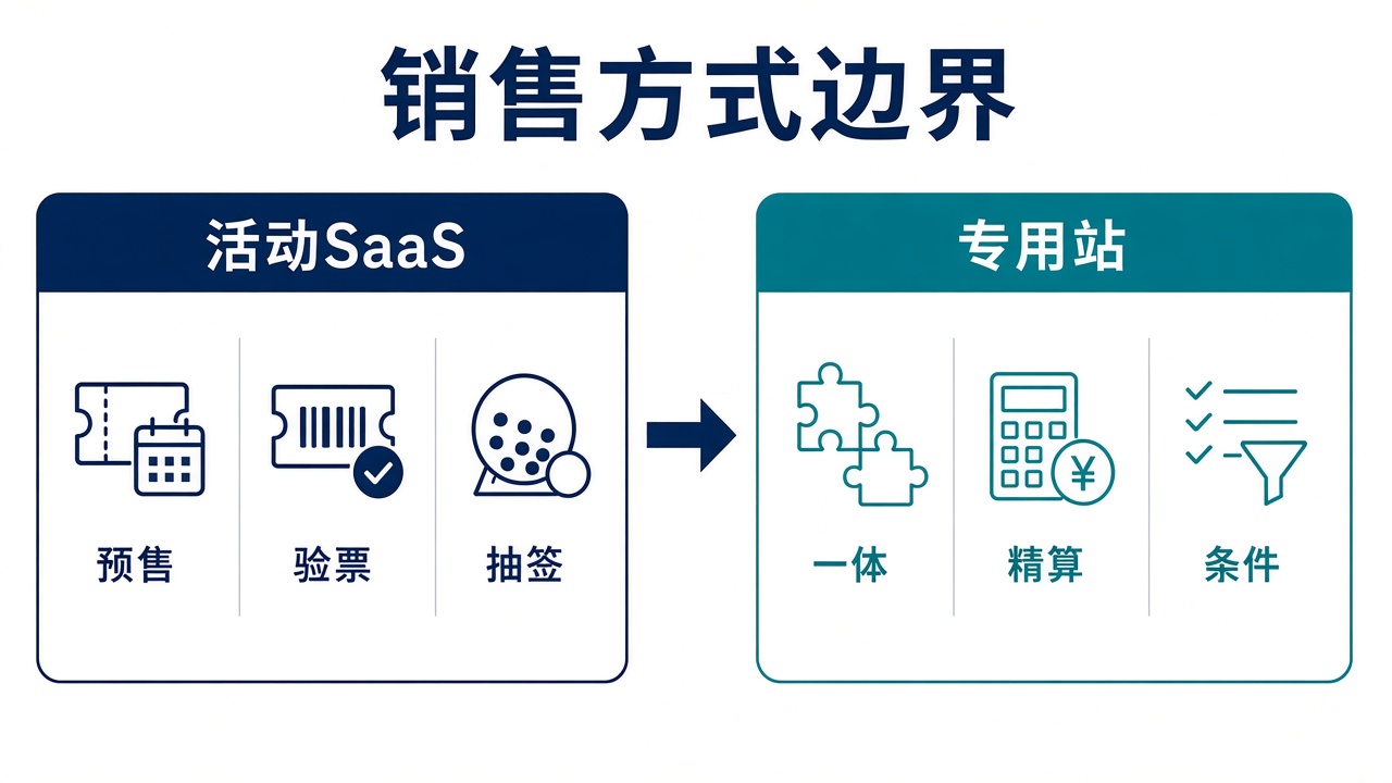 活动票务销售系统比较与专用站点边界