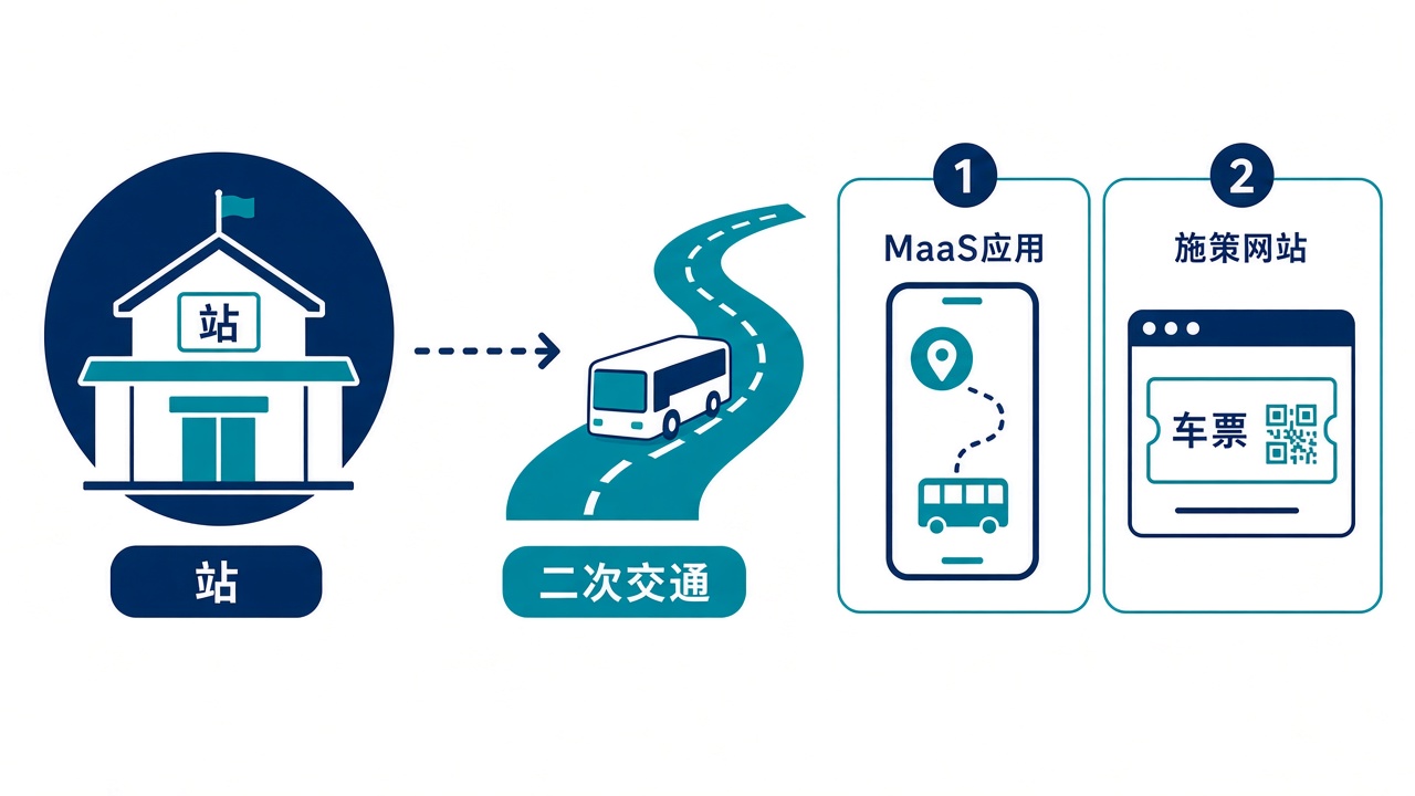 二次交通与两种销售型概念图