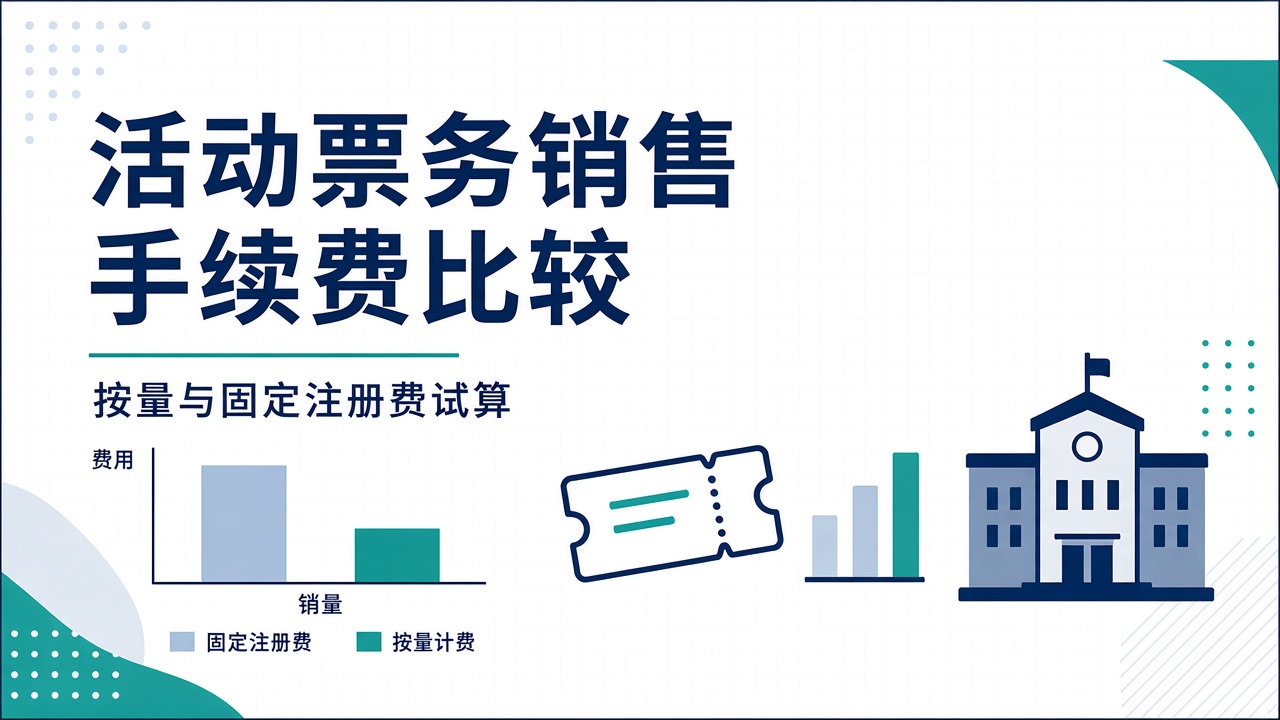 活动票务销售手续费比较