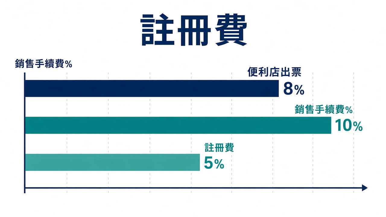 活動票務銷售手續費試算示意