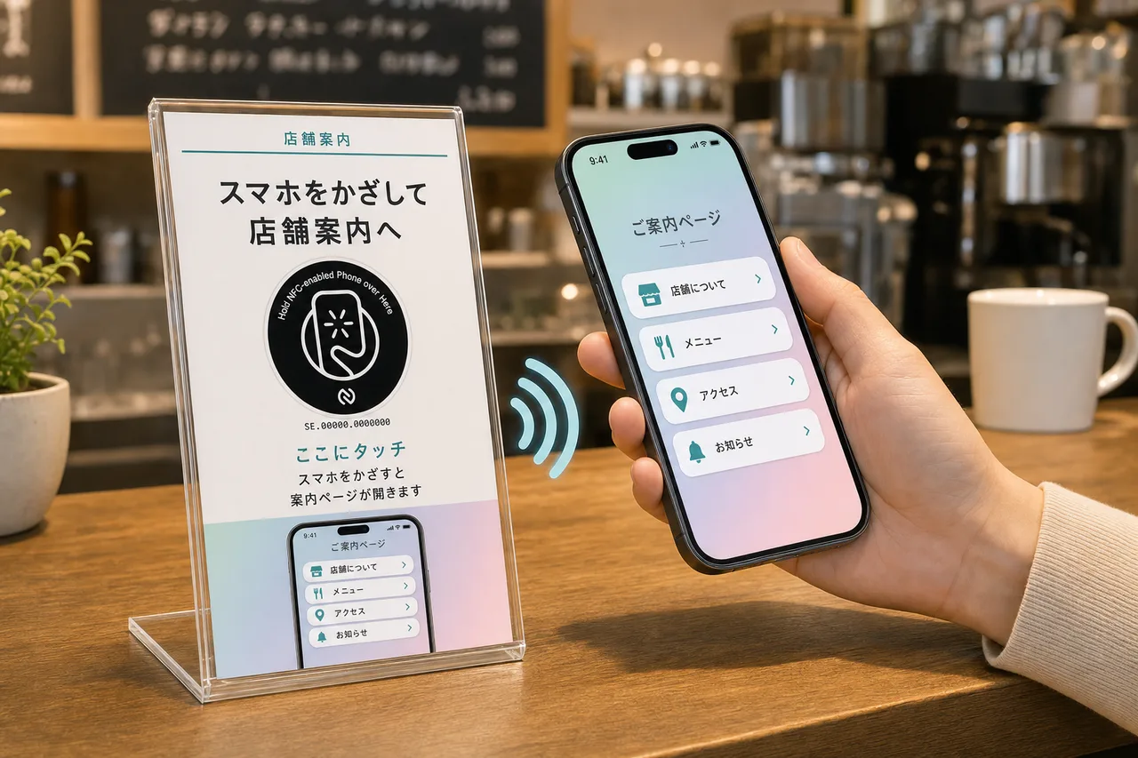 QR から NFC タグへアップグレード。NFCつくーるでタグを調達