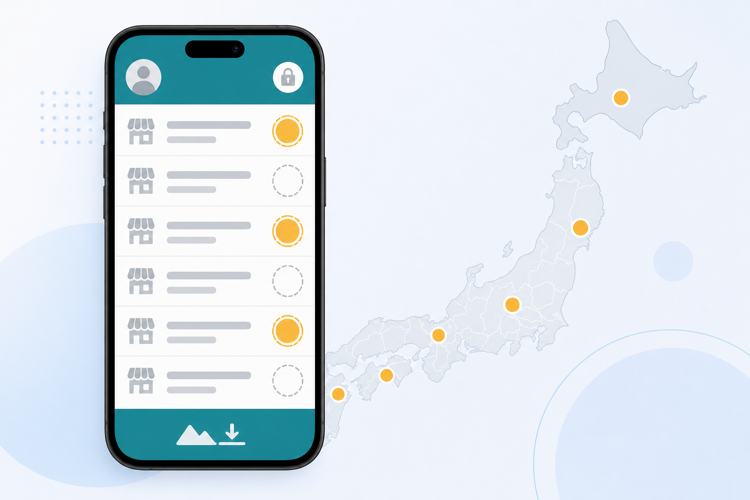 全国店舗網を巡るスタンプラリー